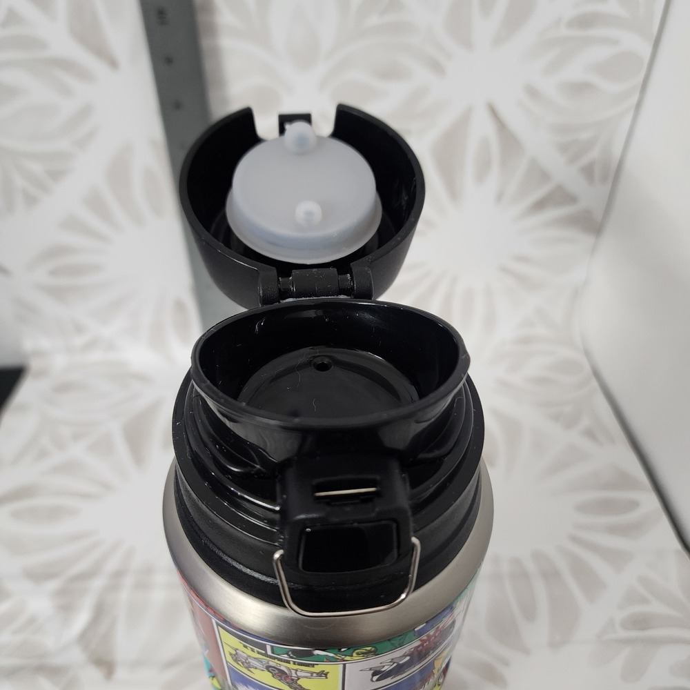 Thermos Funtainer 12oz Stainless Steel Water Bottle Mighty Morphin Power Rangers - Picture 9 of 13